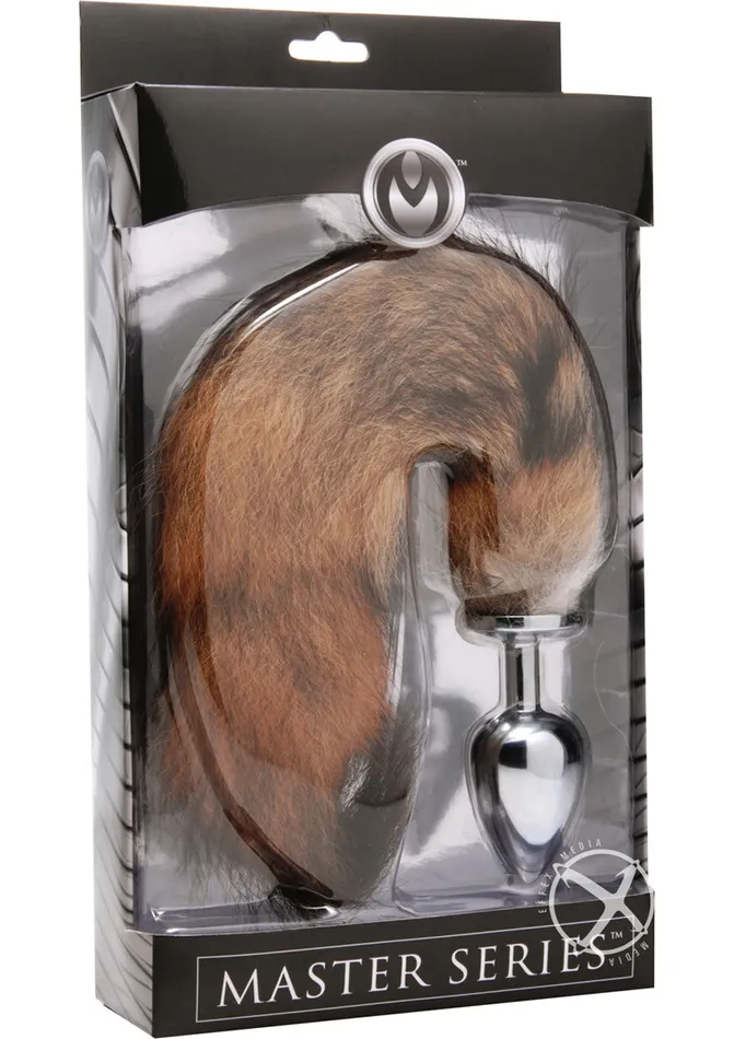 Master Series Male Sex Toys | Master Series Untamed XL Fox Tail Anal Plug