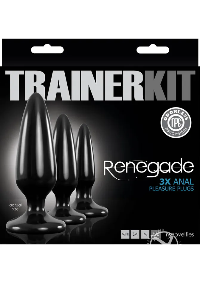 New Sensations Renegade Pleasure Plug 3Pc Trainer Kit Anal