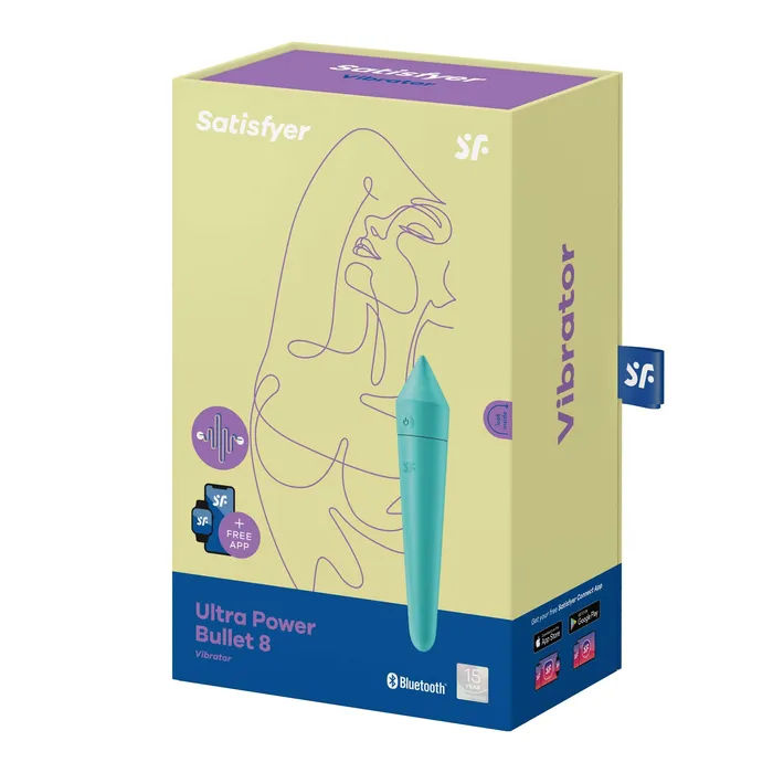 Satisfyer Female Sex Toys | Ultra Power Bullet 8 - Turquoise Satisfyer Female Sex Toys | Ultra Power Bullet 8 - Turquoise