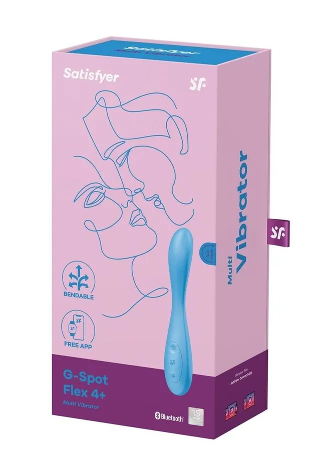 Satisfyer G-Spot Flex 4+ Rechargeable Silicone Vibrator | Satisfyer Vibrators