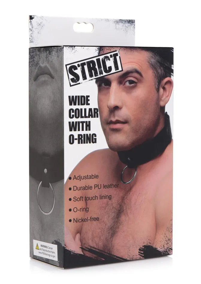 STRICT Male Sex Toys | Strict Wide Collar with O-Ring