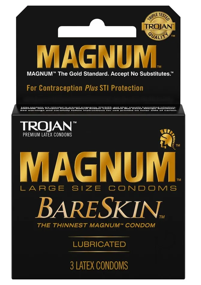 Trojan Vibrators Trojan Magnum Bareskin 3S