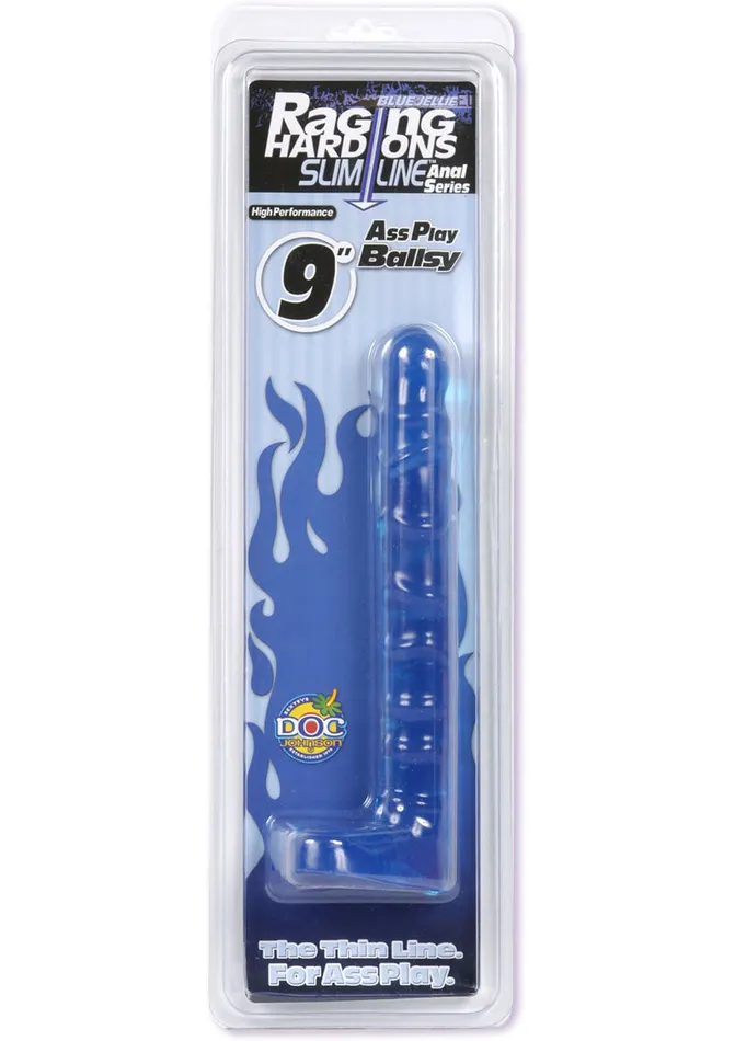 Vibrators Doc Johnson Raging Hardons 9 Ballsy Blue