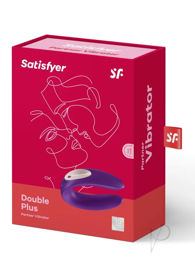 Vibrators | Satisfyer Satisfyer Double Plus Silicone USB Rechargeable Couples Vibrator