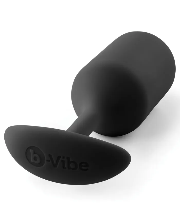 b-Vibe Anal | b-Vibe Weighted Snug Plug 3 - 180 g Black