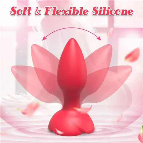 Male Sex Toys | Rose Vibrating Anal Plug - Aimitoy